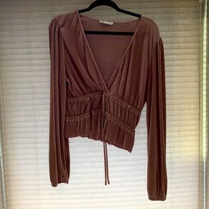 Mauve Zara blouse